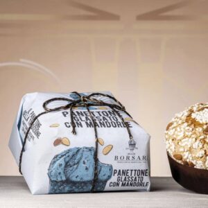 BORSARI Panettone 1 kg s cukrovou polevou a mandlami